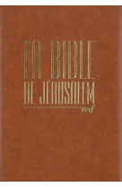 Bible de jerusalem compacte integra orange