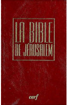 Bible de jerusalem poche vinyl bordeaux