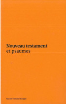 Nouveau testament et psaumes - couverture vinyle orange