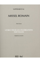 Supplement missel romain-pf-livret pour les celebrations nouvelles