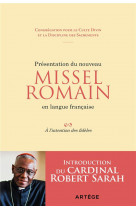 Presentation du nouveau missel romain en langue francaise - a l-intention des fideles