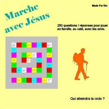 JEUX DE SOCIETE MARCHE AVEC JESUS - CYRILLE GUERIN - NC